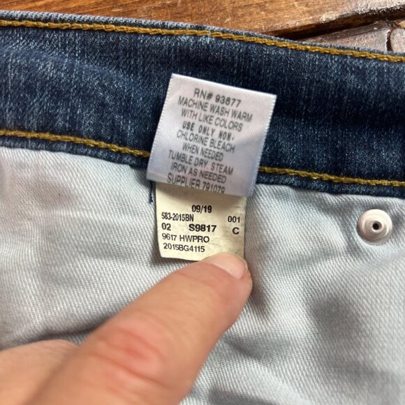 The Foundry Supply Men's Big & Tall Flex Denim Jeans Straight Leg size 52x30 - Picture 5 of 10